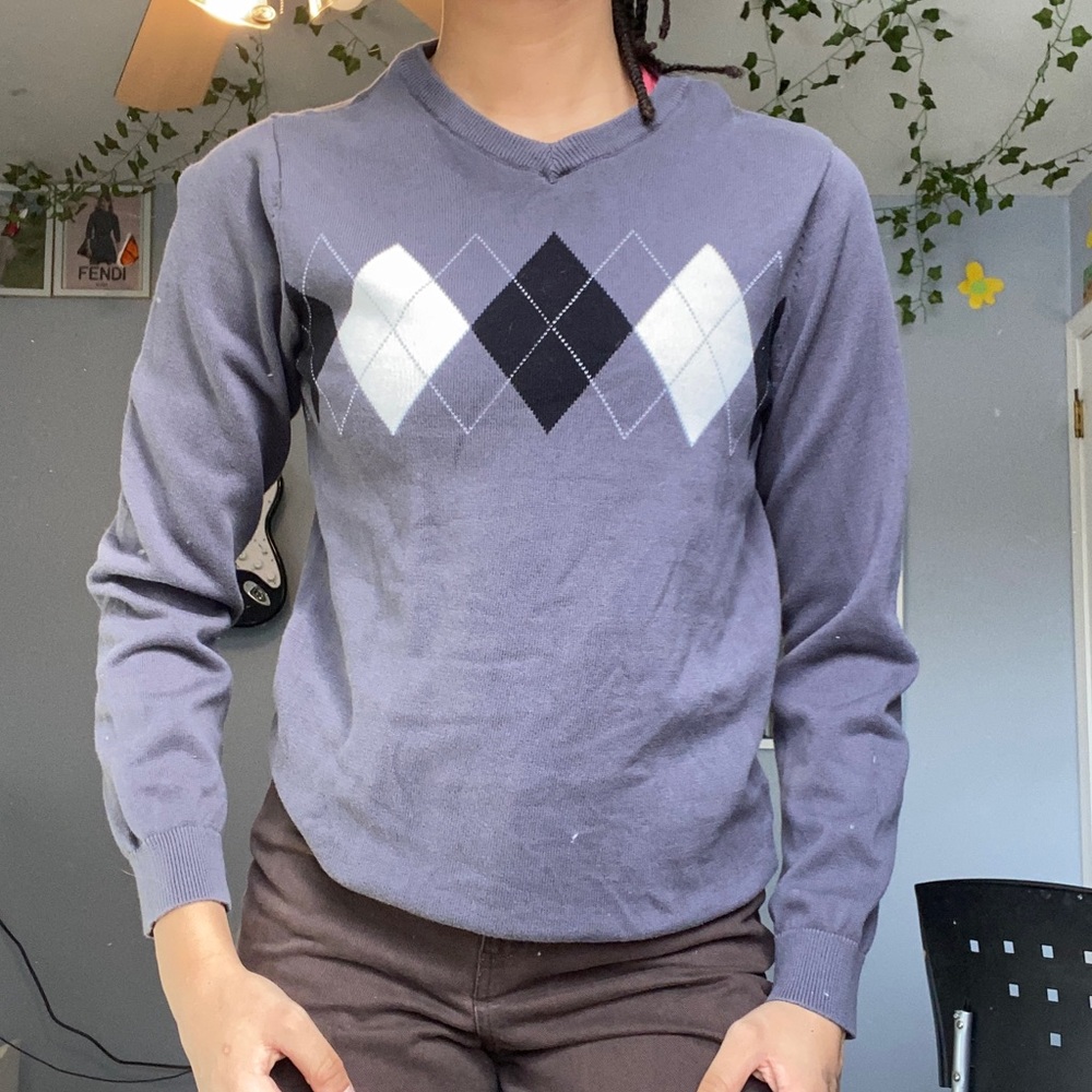 Argyle sweater